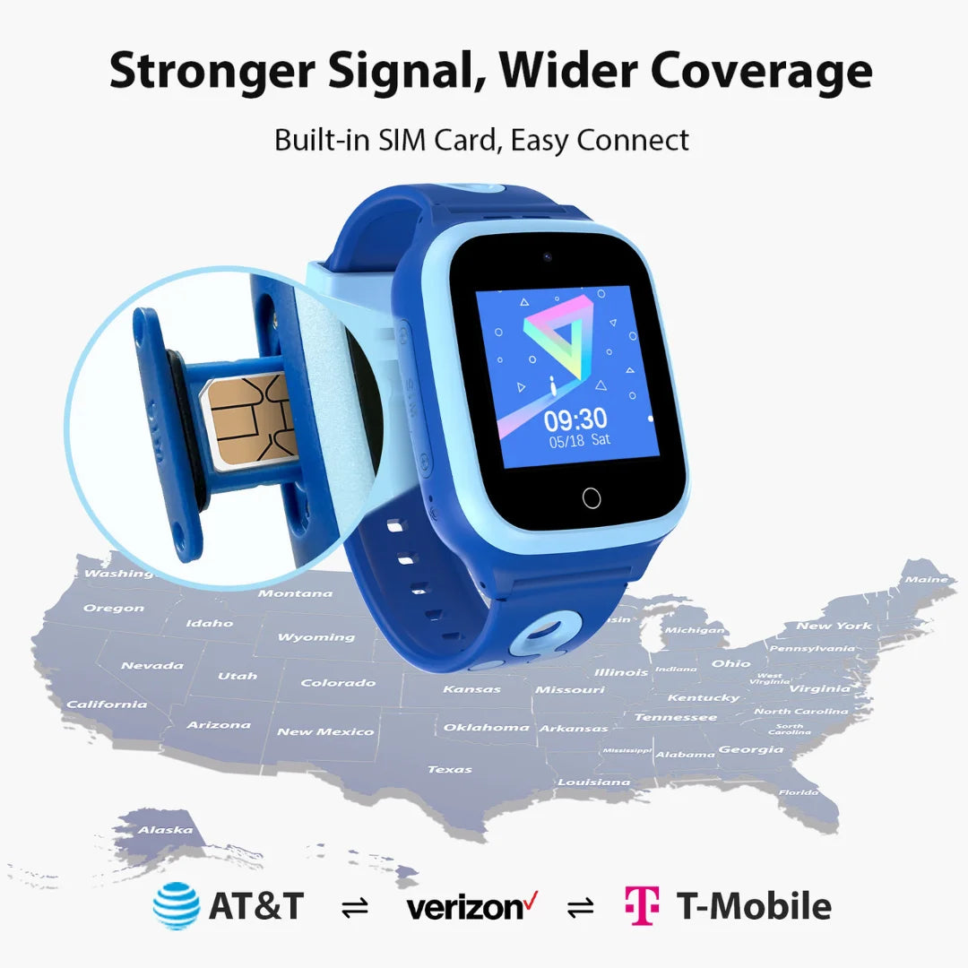 4G Kids Smart Watch With GPS And Video Call