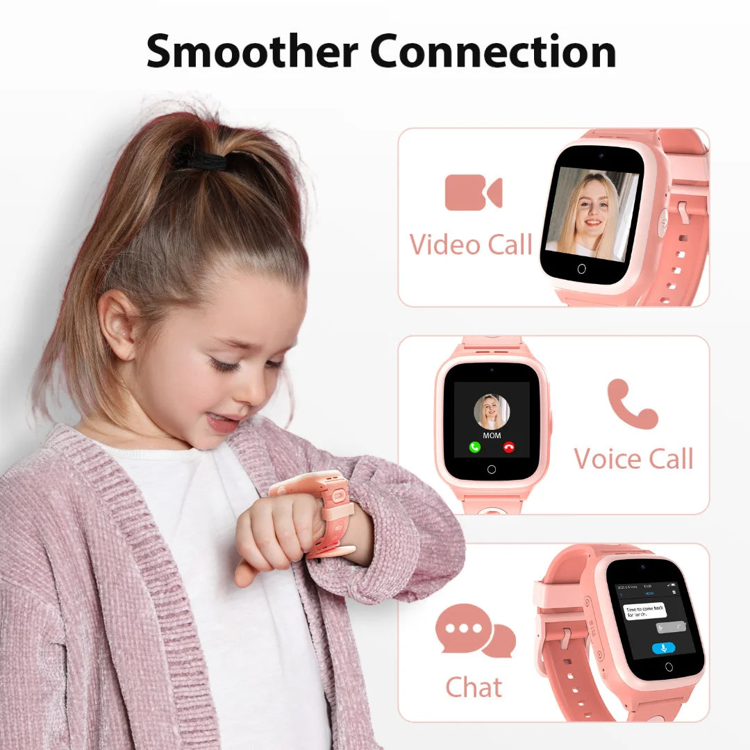 4G Kids Smart Watch With GPS And Video Call