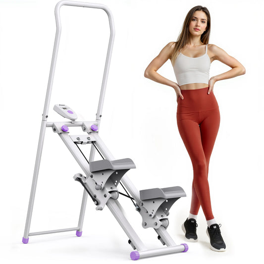 MERACH Stair Stepper for Home Gym Exercise New Version Vertical Climber Machine Full-Body Workout Compact Folding Cardio Stepper