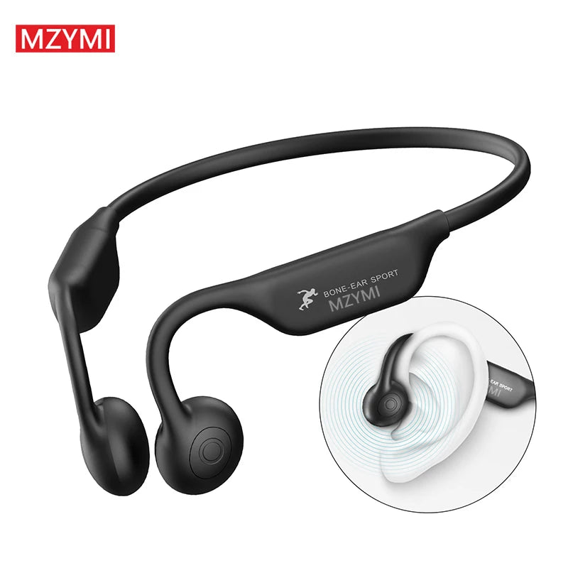 INMAS A18 TWS Earphones Bone Conduction Neckband with Mic