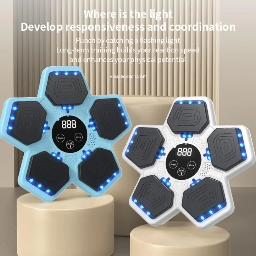 SHXI Wall Mounted Bluetooth Music Boxing Machine With LED