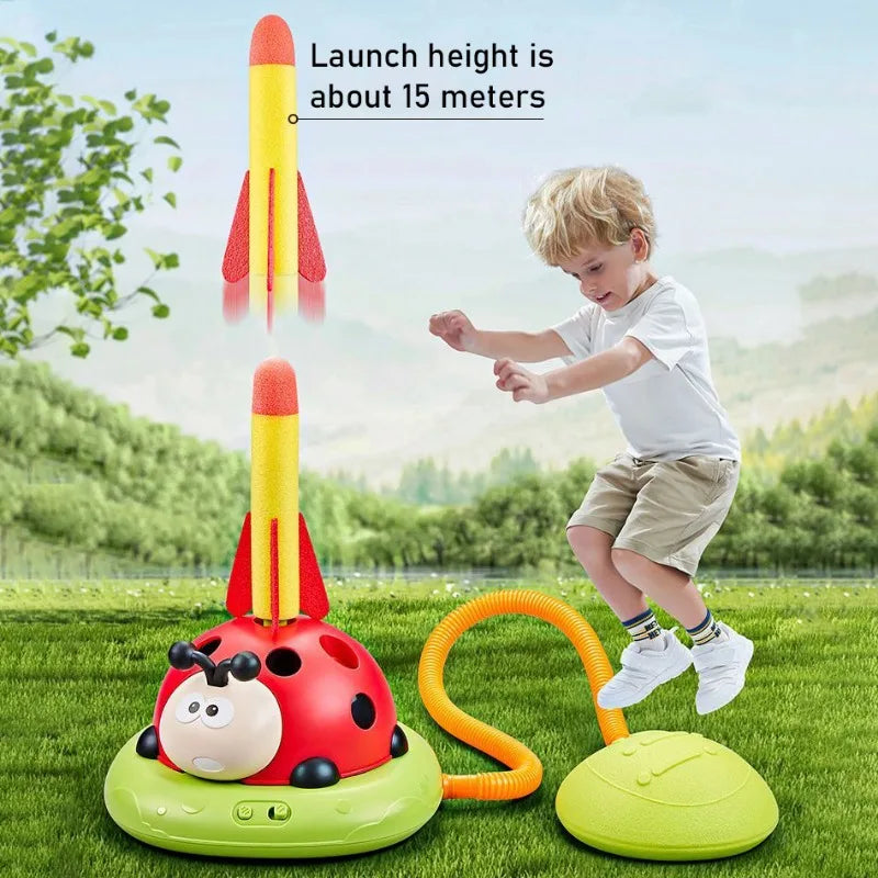 3-in-1 Kid Jump Rope Machine Adjustable Joint Game Exercise Equipment Kinesthetic Training Toy for Indoor/Outdoor Sports