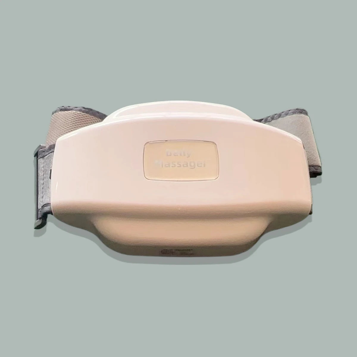 Waist massager, electric abdominal massager, tummy massager, hot compress and tummy massage device, rechargeable and portable