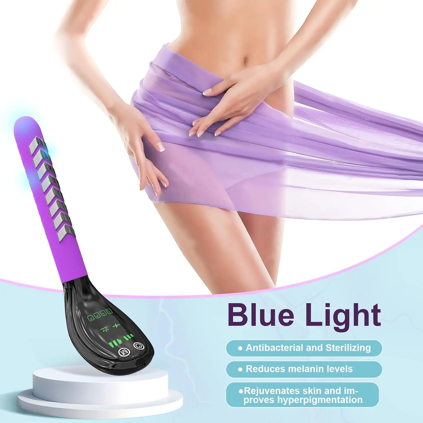 Female Red Light Therapy Device 36PCS*360nm Vaginal Rejuvenation Wand IPX5 Waterproo Female Vaginal Device Muscle Exercise ﻿