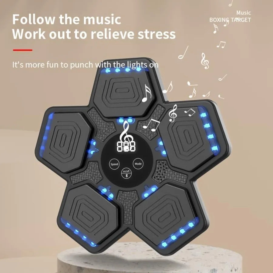 SHXI Wall Mounted Bluetooth Music Boxing Machine With LED