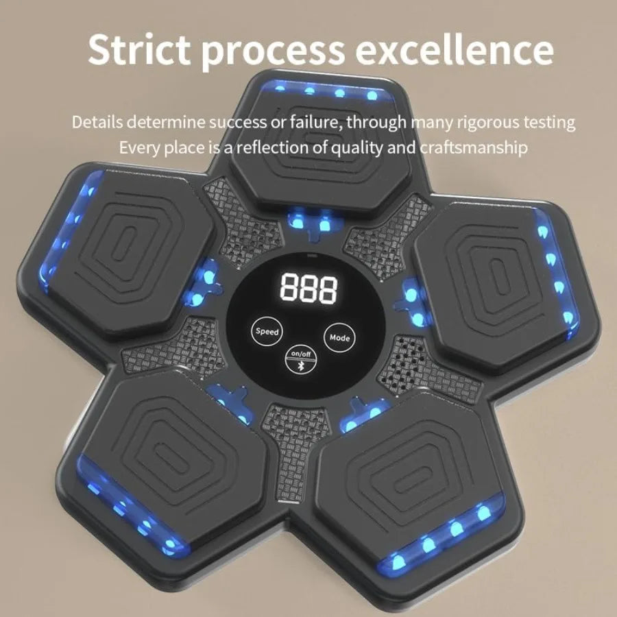 SHXI Wall Mounted Bluetooth Music Boxing Machine With LED