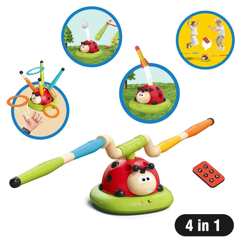 Three In One Jump Rope Machine For Kids Indoor Outdoor