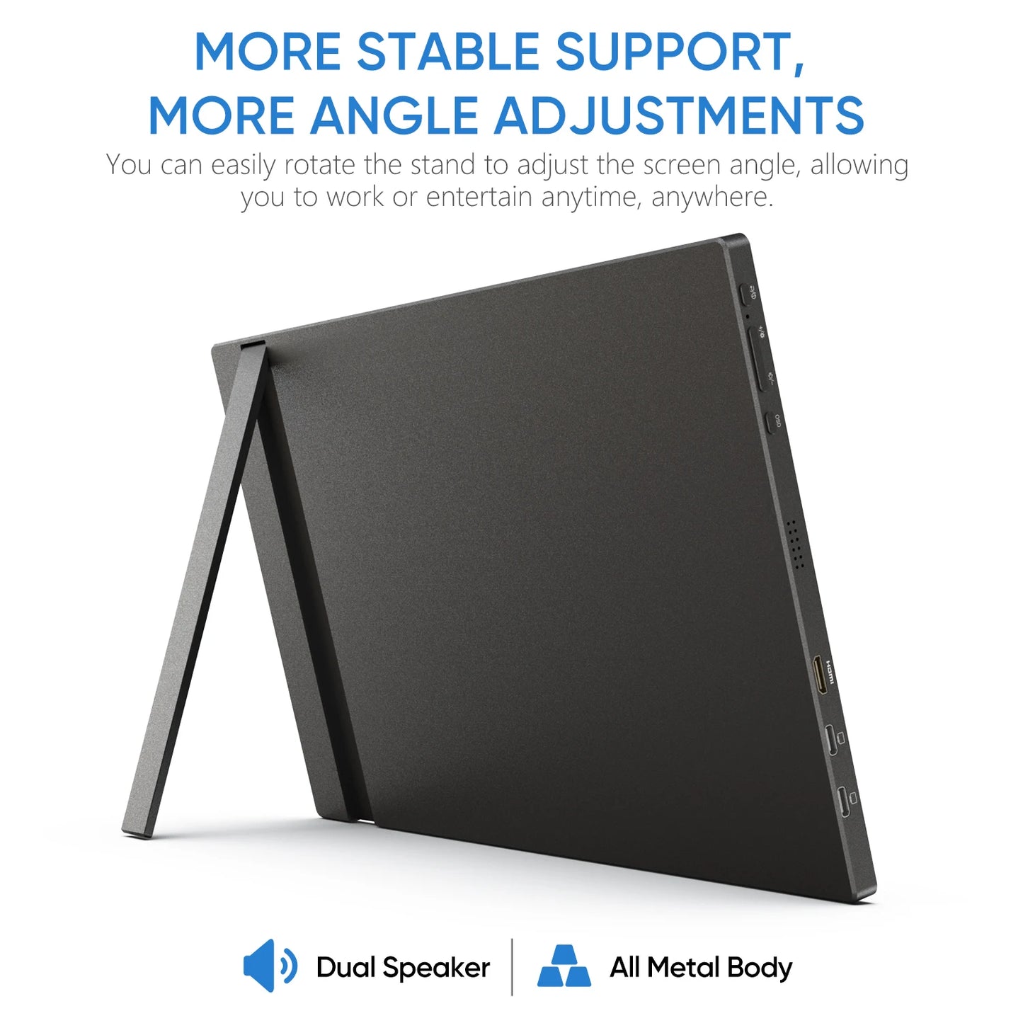 Arzopa Portable Monitor 1080P IPS USB C HDMI Second Screen